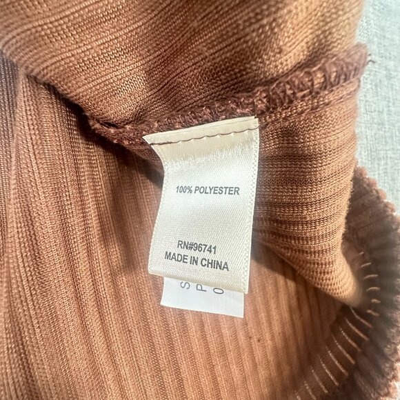 Belle Du Jour Corduroy Mini Skirt Girls Large Brown Buttons Polyester Elastic Wa - Picture 7 of 10